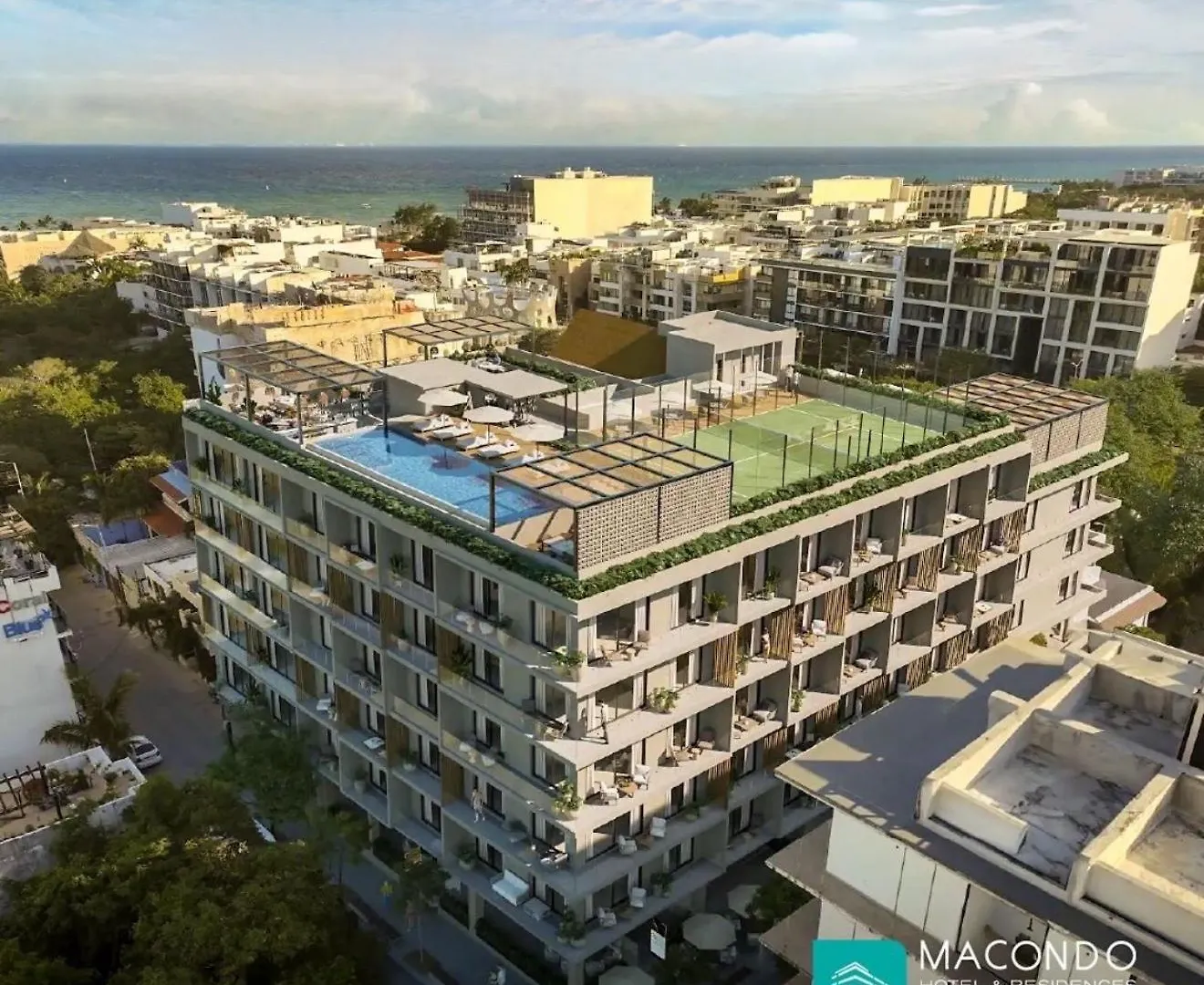 Apartmán Departamento 5Th Av - Cerca De La Playa & Rooftop Pool Playa del Carmen Mexiko